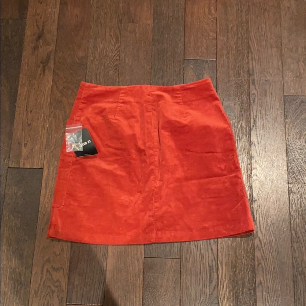 Forever 21 burnt orange skirt, US size S - Picture 2 of 4